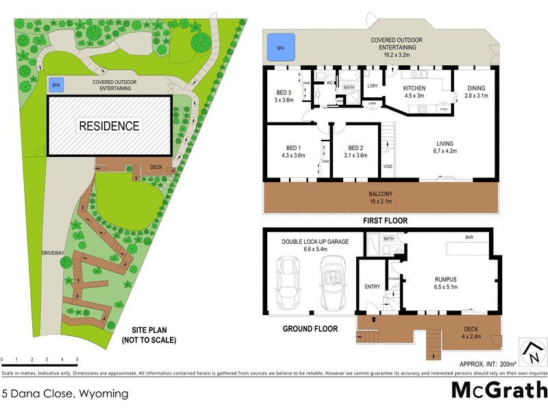 5 Dana Close, Wyoming NSW 2250 Floorplan