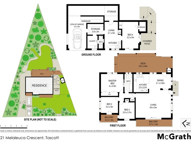21 Melaleuca Crescent, Tascott NSW 2250 Floorplan