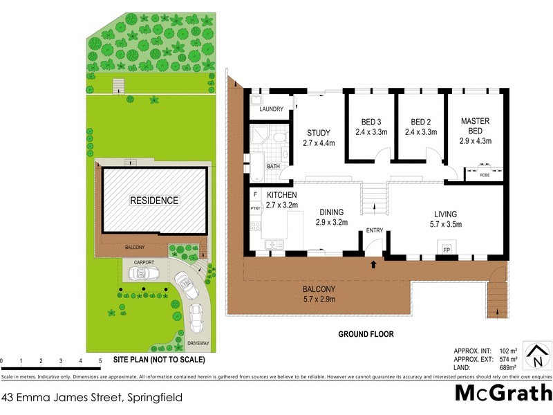 43 Emma James Street, Springfield NSW 2250 Floorplan