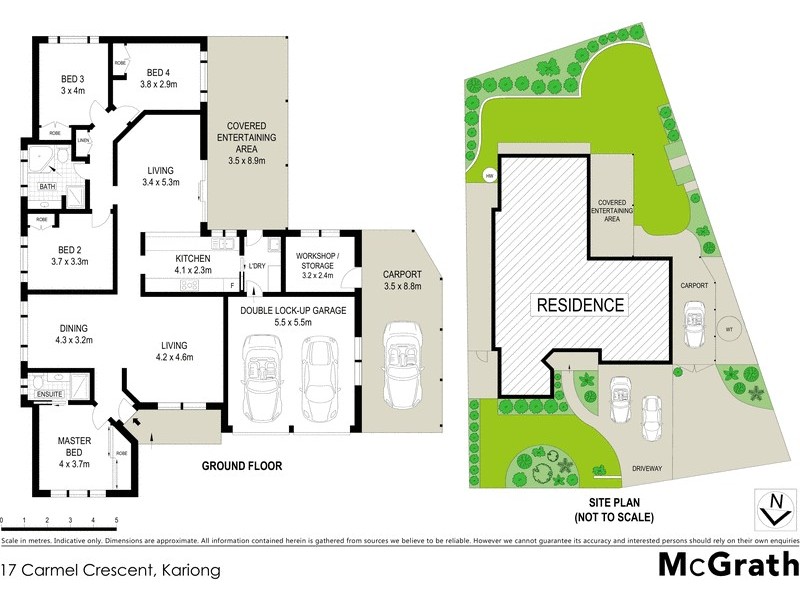 17 Carmel Crescent, Kariong NSW 2250 Floorplan