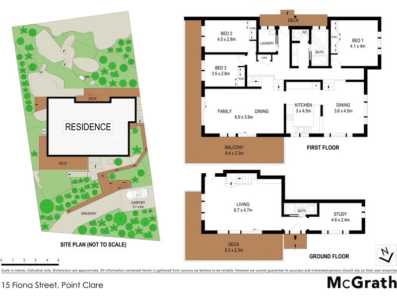 15 Fiona Street, Point Clare NSW 2250 Floorplan