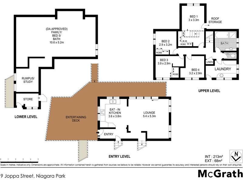 9 Joppa Street, Niagara Park NSW 2250 Floorplan