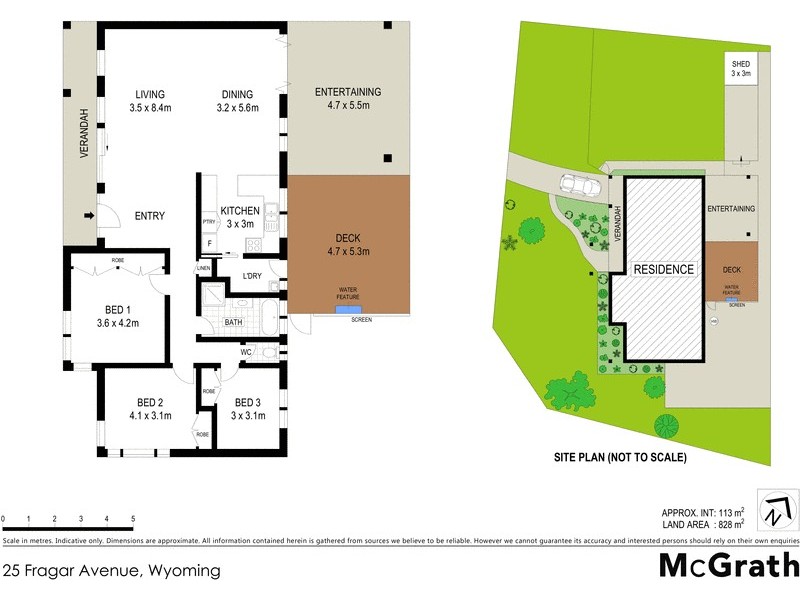 25 Fragar Avenue, Wyoming NSW 2250 Floorplan