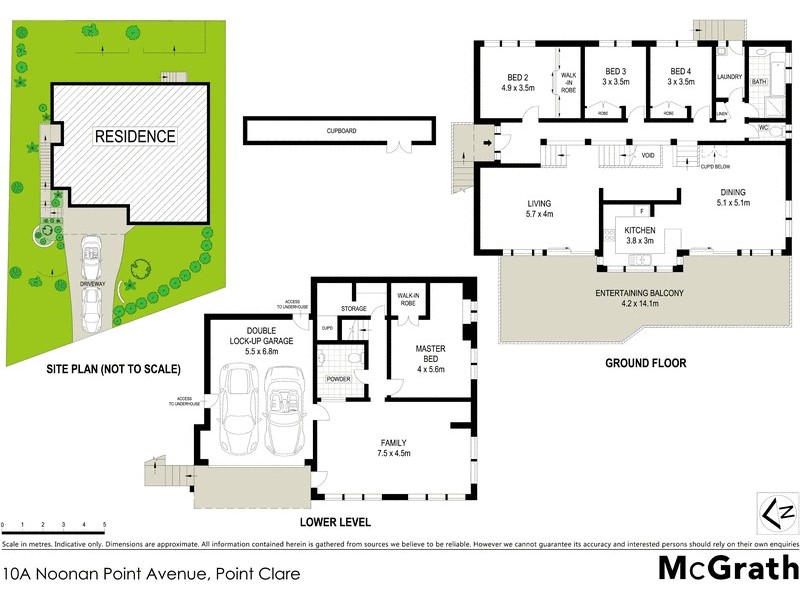 10A Noonan Point Avenue, Point Clare NSW 2250 Floorplan