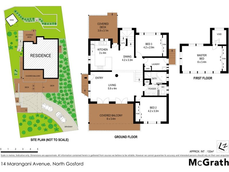 14 Marangani Avenue, North Gosford NSW 2250 Floorplan