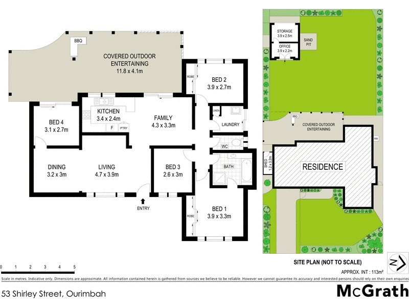 53 Shirley Street, Ourimbah NSW 2258 Floorplan