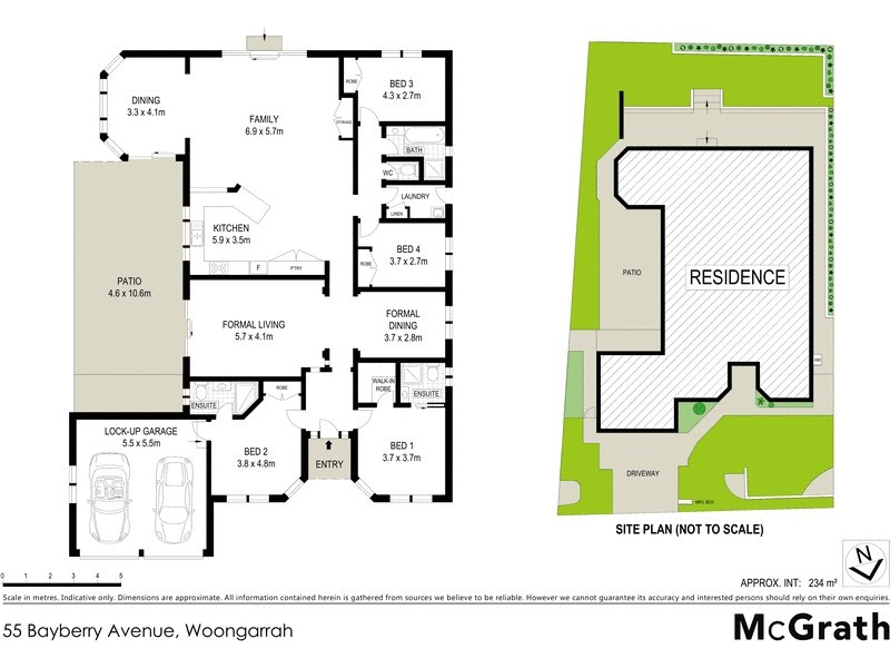 55 Bayberry Avenue, Woongarrah NSW 2259 Floorplan