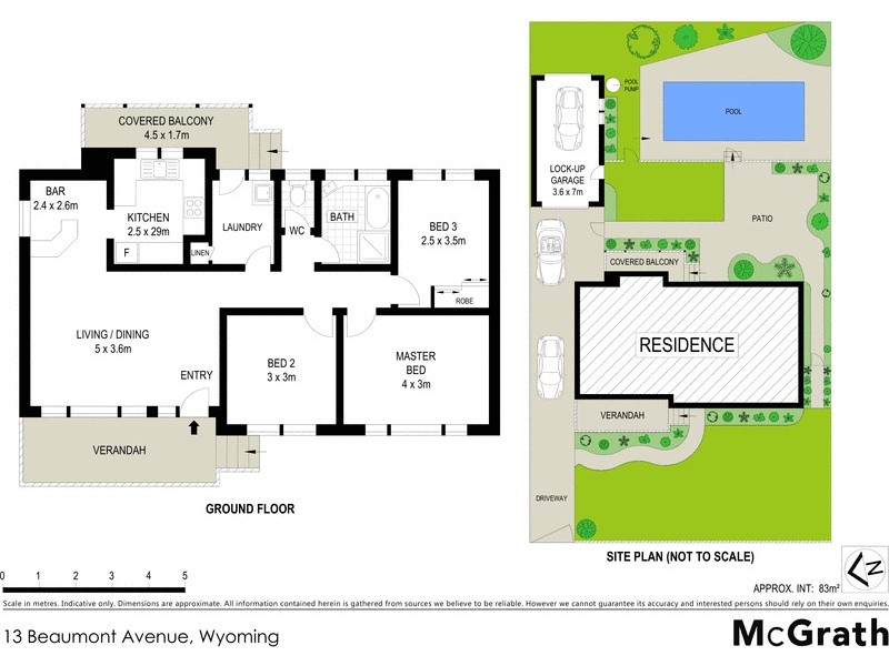13 Beaumont Avenue, Wyoming NSW 2250 Floorplan