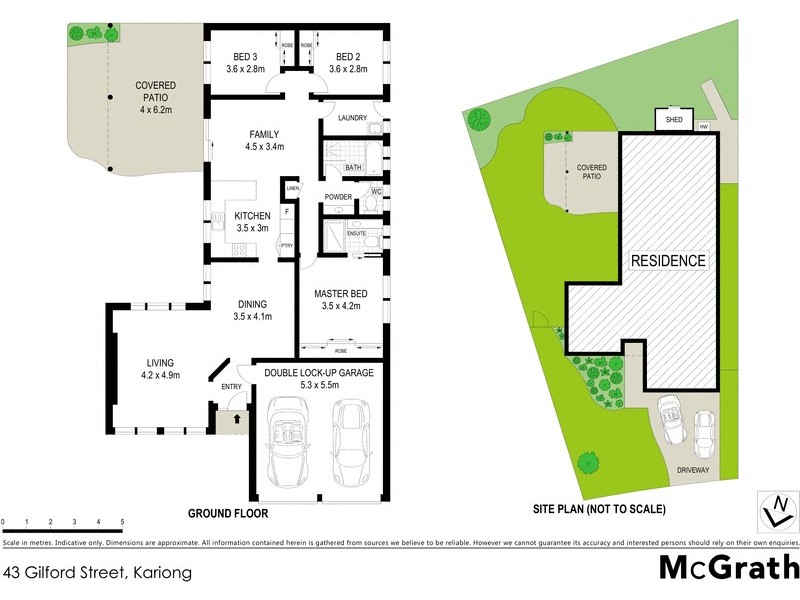 43 Gilford Street, Kariong NSW 2250 Floorplan