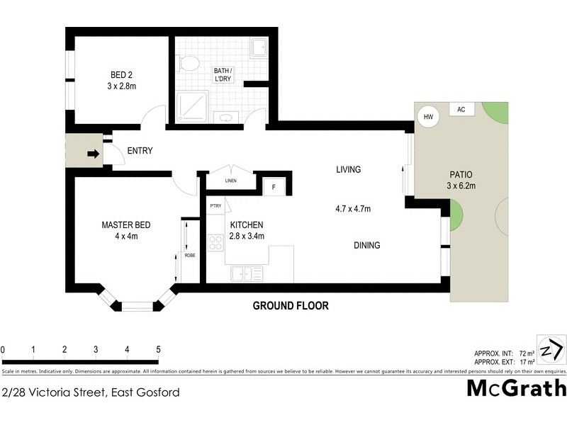2/28 Victoria Street, East Gosford NSW 2250 Floorplan