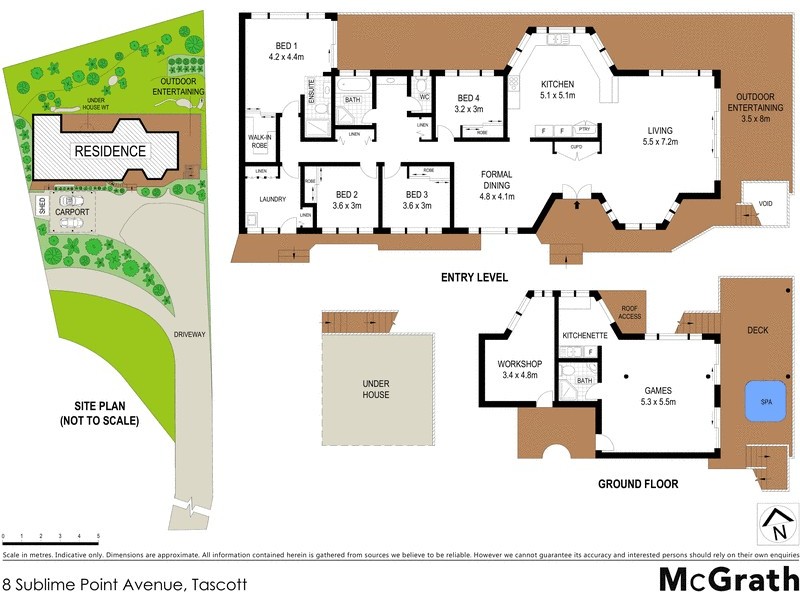 8 Sublime Point Avenue, Tascott NSW 2250 Floorplan