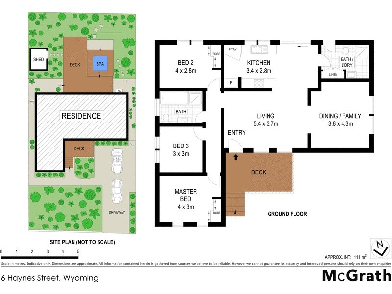 6 Haynes Street, Wyoming NSW 2250 Floorplan