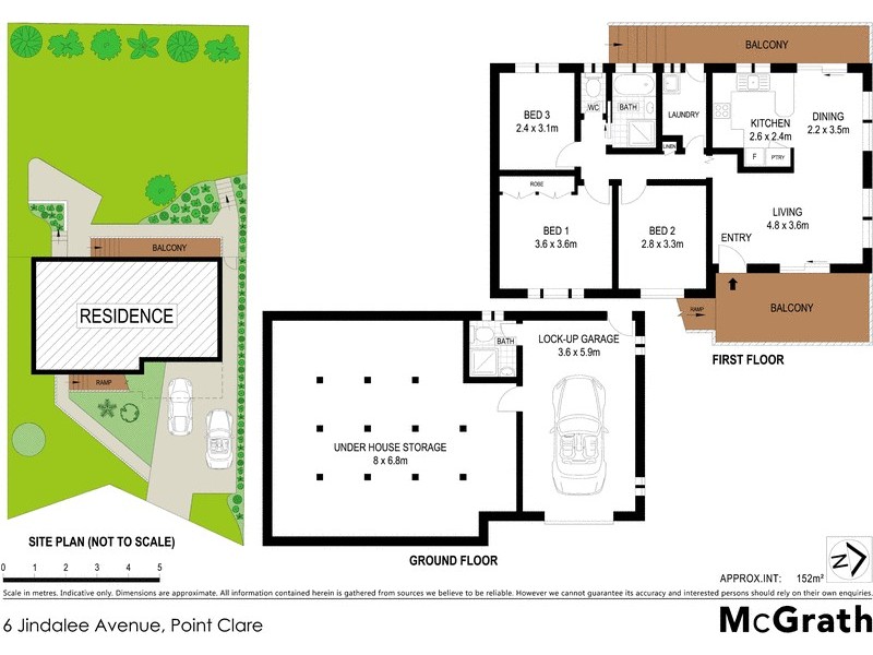 6 Jindalee Avenue, Point Clare NSW 2250 Floorplan
