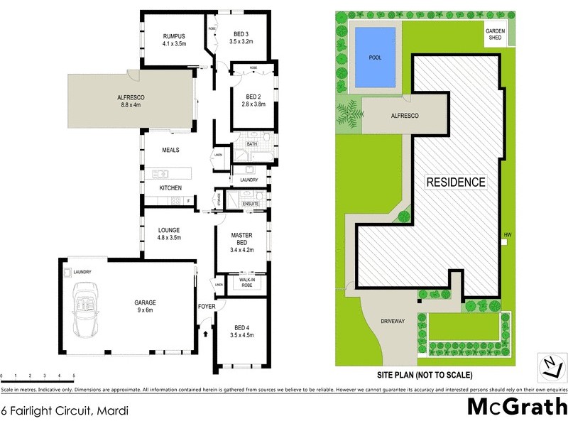 6 Fairlight Circuit, Mardi NSW 2259 Floorplan