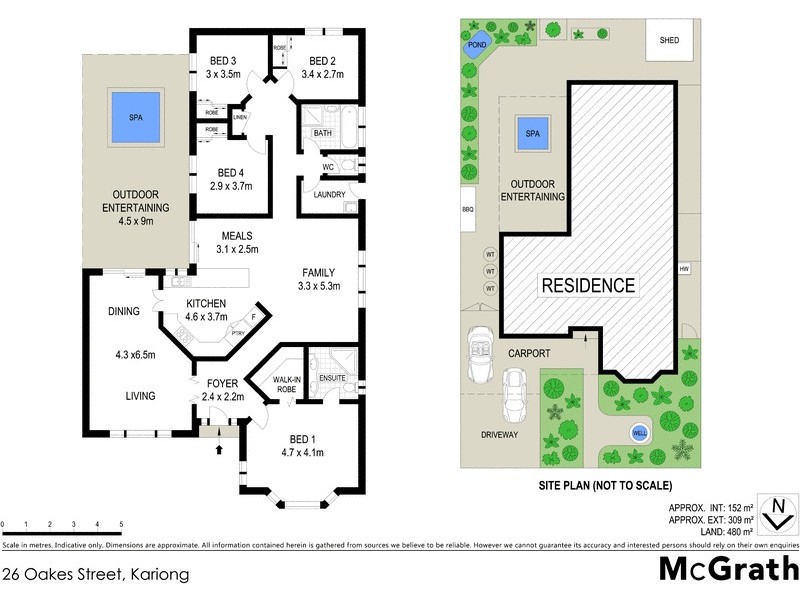 26 Oakes Street, Kariong NSW 2250 Floorplan