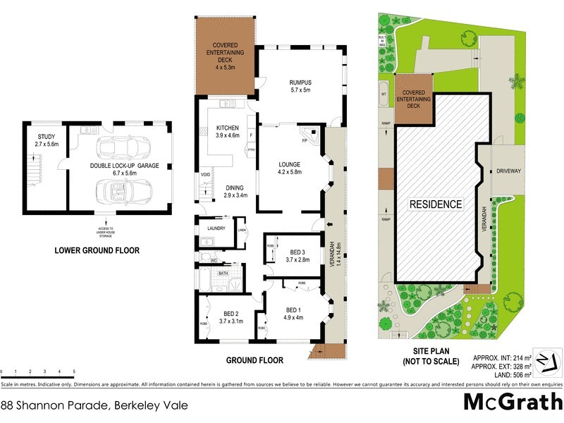 88 Shannon Parade, Berkeley Vale NSW 2261 Floorplan