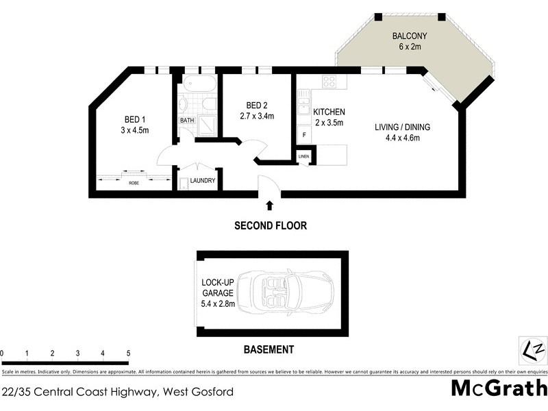 22/35 Central Coast Highway, West Gosford NSW 2250 Floorplan