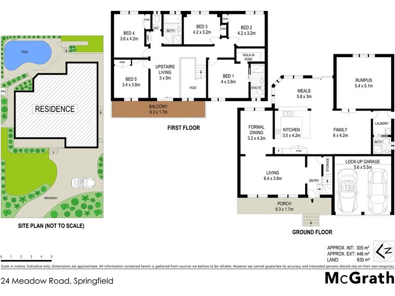 24 Meadow Road, Springfield NSW 2250 Floorplan