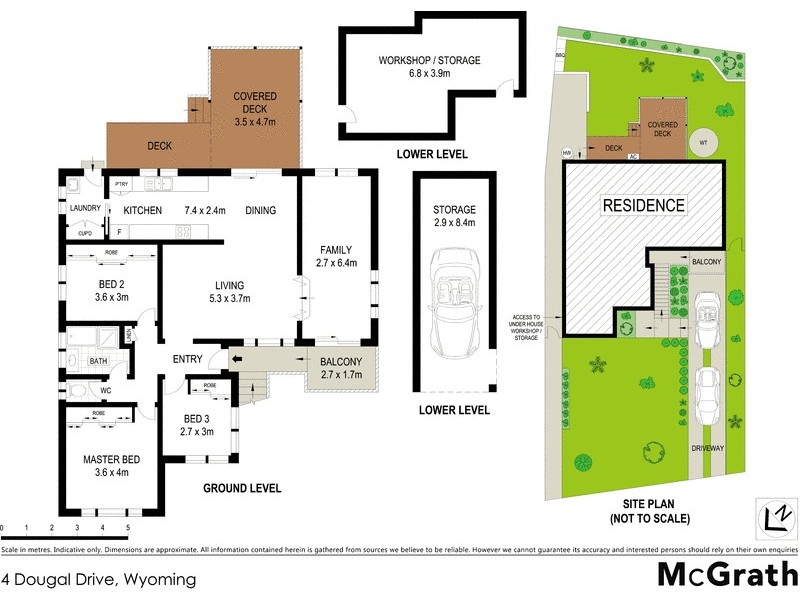 4 Dougal Drive, Wyoming NSW 2250 Floorplan