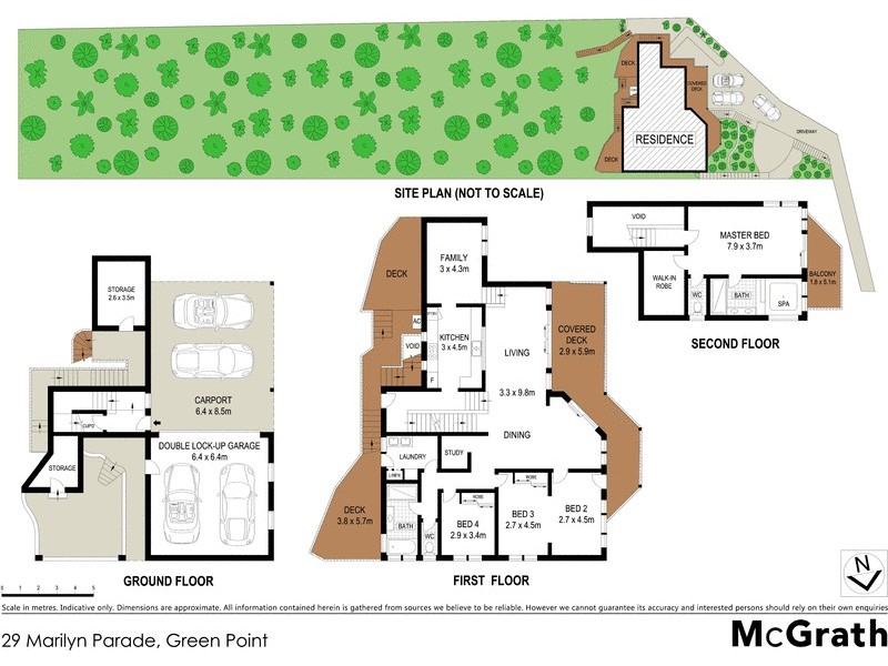29 Marilyn Parade, Green Point NSW 2251 Floorplan