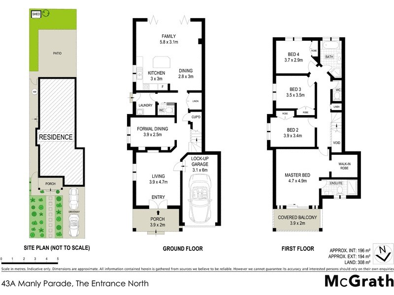 43A Manly Parade, The Entrance North NSW 2261 Floorplan