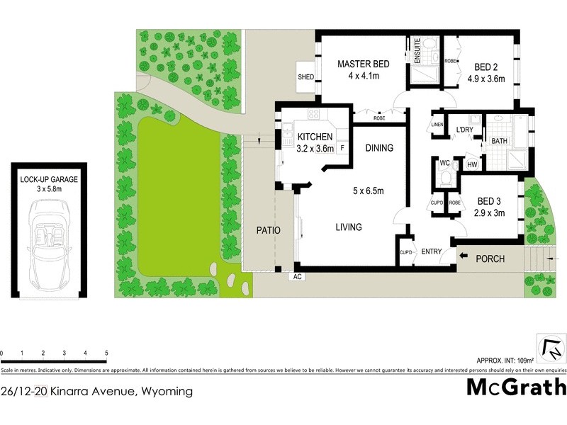 26/12-20 Kinarra Avenue, Wyoming NSW 2250 Floorplan