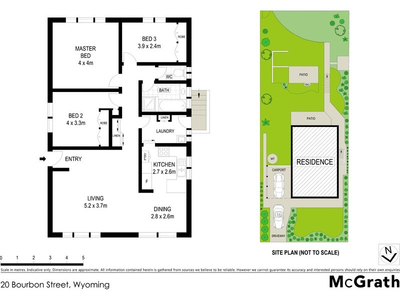 20 Bourbon Street, Wyoming NSW 2250 Floorplan
