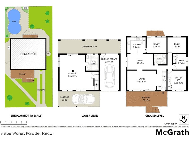 8 Blue Waters Parade, Tascott NSW 2250 Floorplan