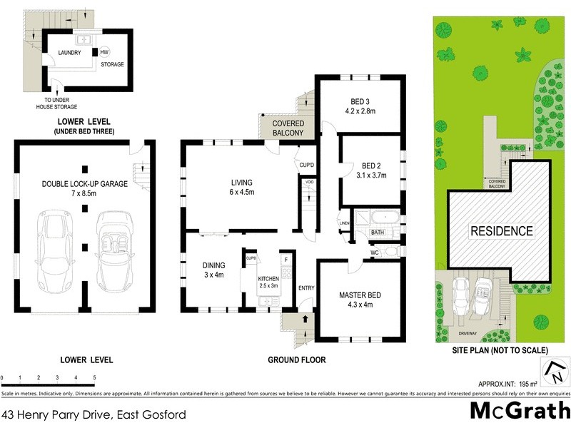 43 Henry Parry Drive, East Gosford NSW 2250 Floorplan