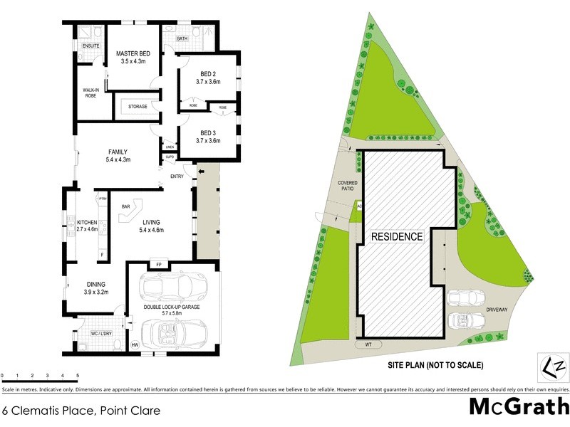 6 Clematis Place, Point Clare NSW 2250 Floorplan