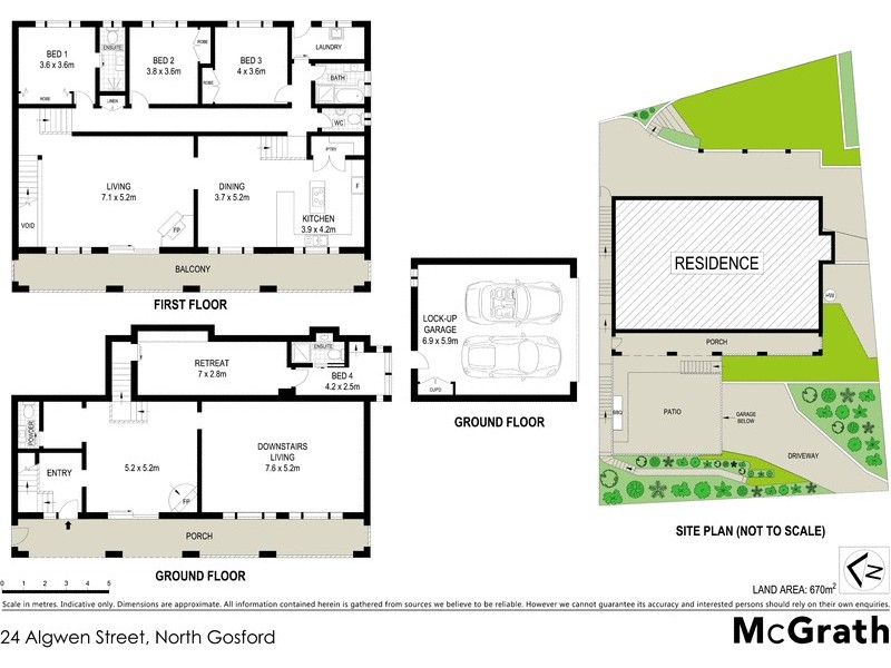 24 Algwen Street, North Gosford NSW 2250 Floorplan