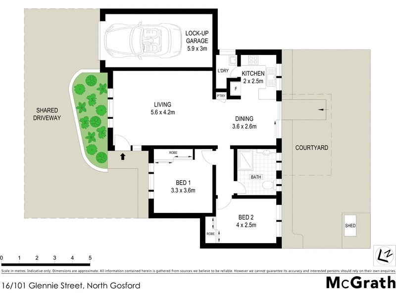 16/101 Glennie Street, North Gosford NSW 2250 Floorplan