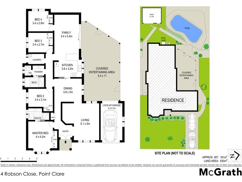 4 Robson Close, Point Clare NSW 2250 Floorplan