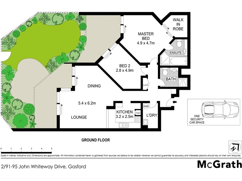 2/91-95 John Whiteway Drive, Gosford NSW 2250 Floorplan