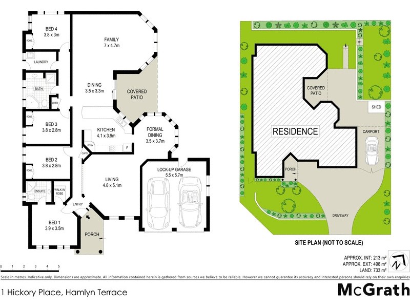 1 Hickory Place, Hamlyn Terrace NSW 2259 Floorplan