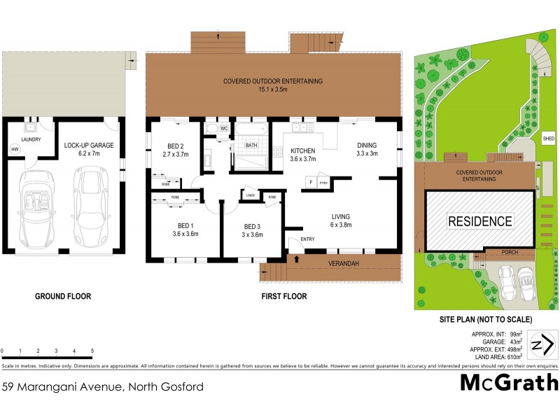 59 Marangani Avenue, North Gosford NSW 2250 Floorplan