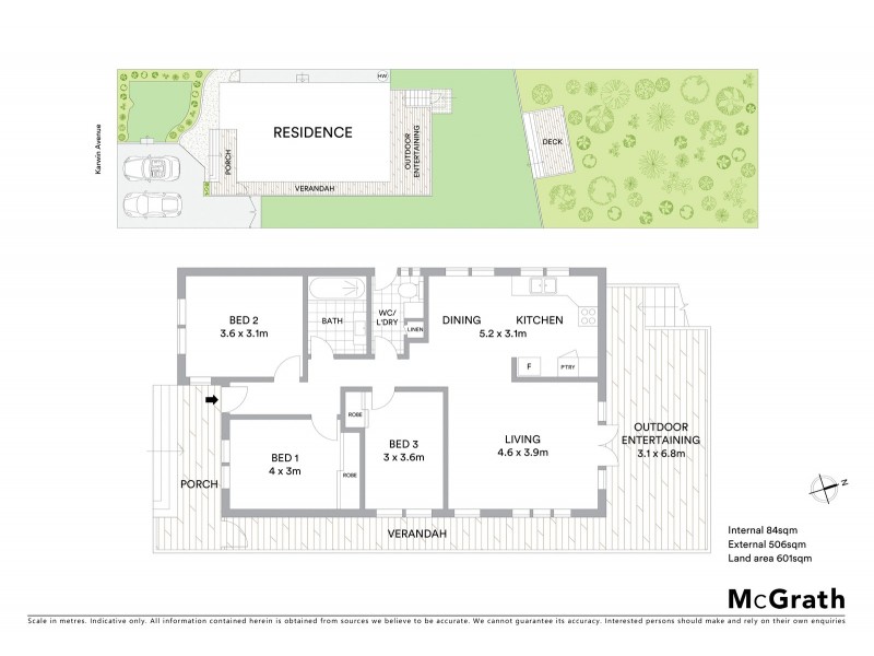 22 Karwin Avenue, Springfield NSW 2250 Floorplan
