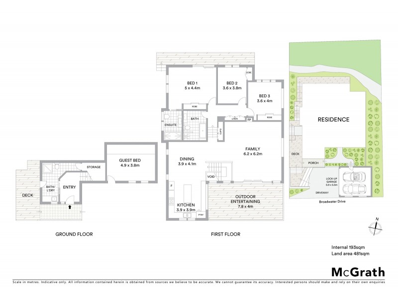 53 Broadwater Drive, Saratoga NSW 2251 Floorplan