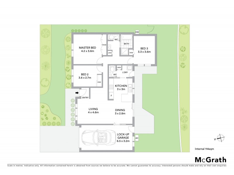 12/81 Newling Street, Lisarow NSW 2250 Floorplan
