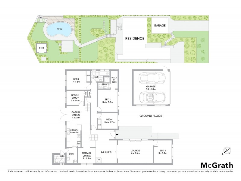 13 Hamilton Close, Niagara Park NSW 2250 Floorplan