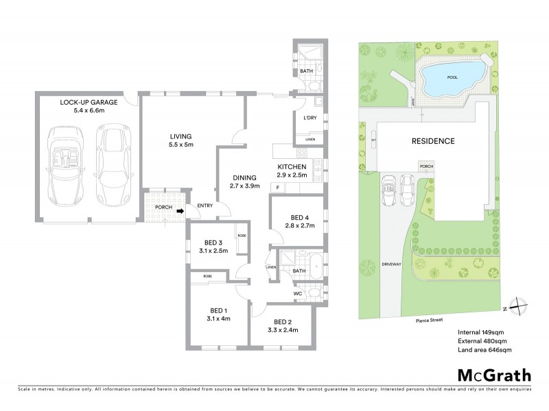 64 Pierce Street, Lisarow NSW 2250 Floorplan