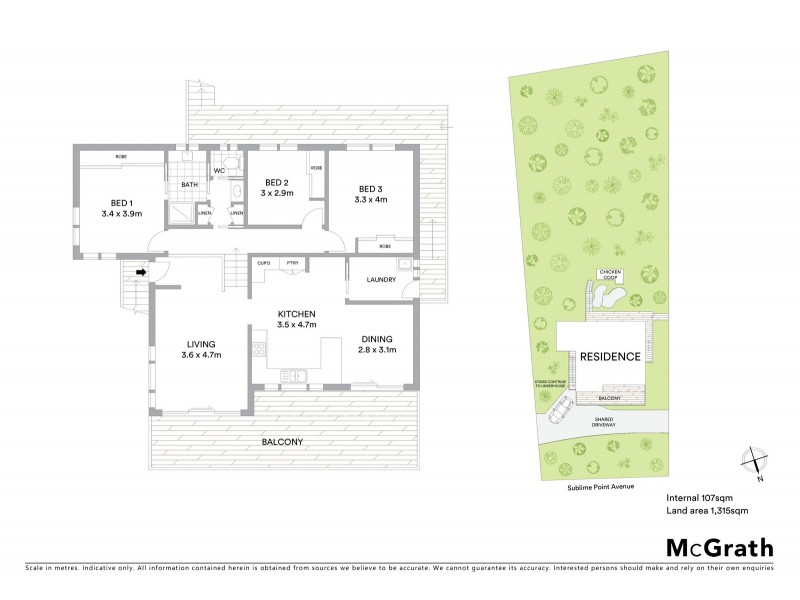 34 Sublime Point Avenue, Tascott NSW 2250 Floorplan