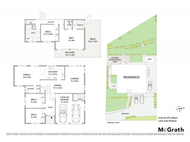 13 Watergum Place, Springfield NSW 2250 Floorplan