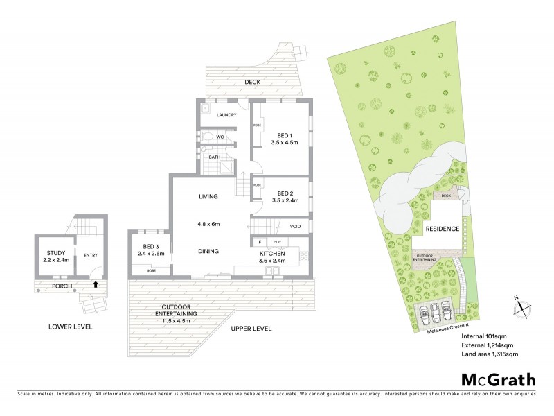 43 Melaleuca Crescent, Tascott NSW 2250 Floorplan