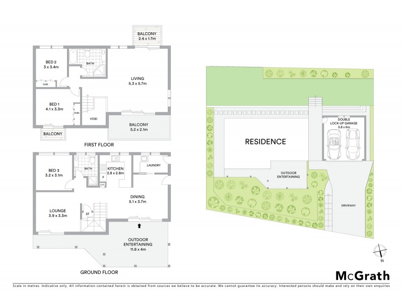 12 Bayside Drive, Green Point NSW 2251 Floorplan
