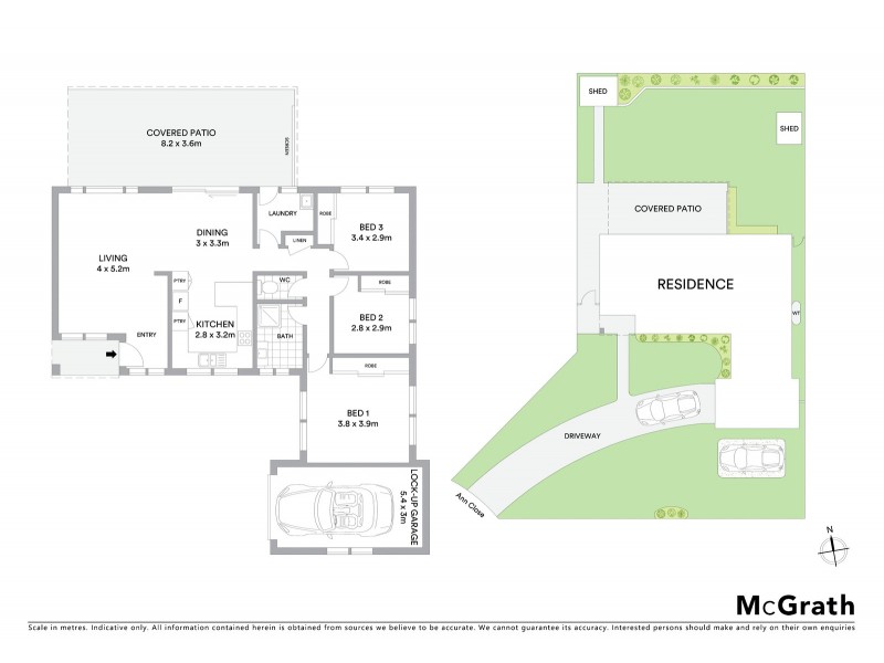 3 Ann Close, Ourimbah NSW 2258 Floorplan