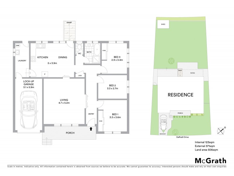 9 Daffodil Drive, Woy Woy NSW 2256 Floorplan