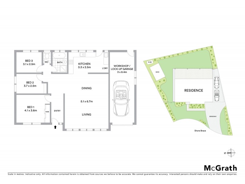6 Shore Brace, Tascott NSW 2250 Floorplan