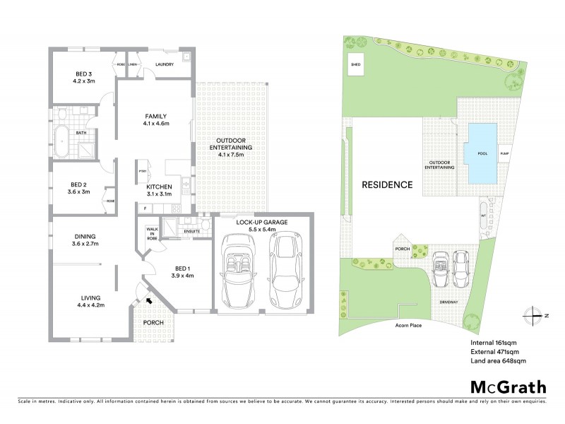 6 Acorn Place, Ourimbah NSW 2258 Floorplan
