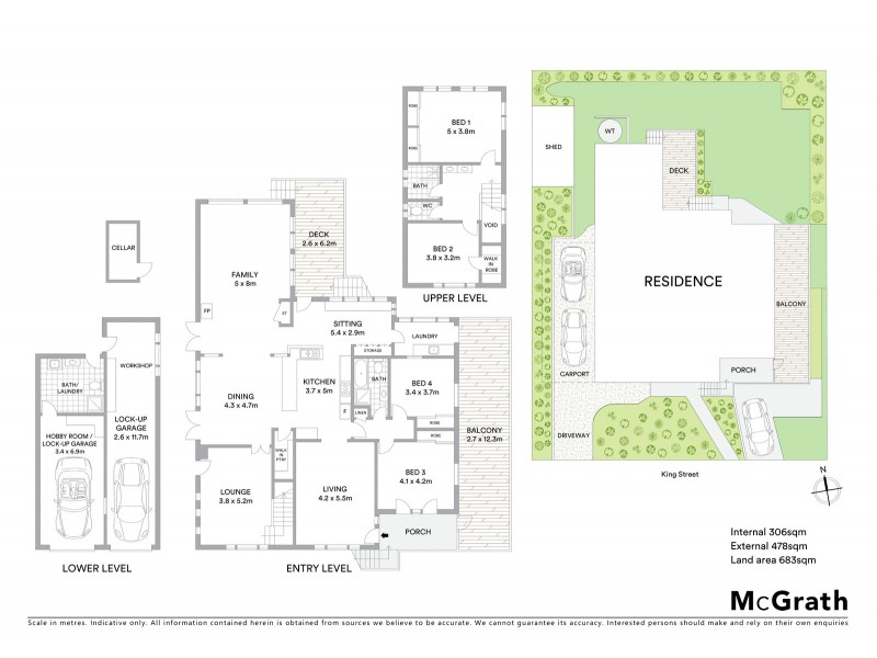 2 King Street, Ourimbah NSW 2258 Floorplan